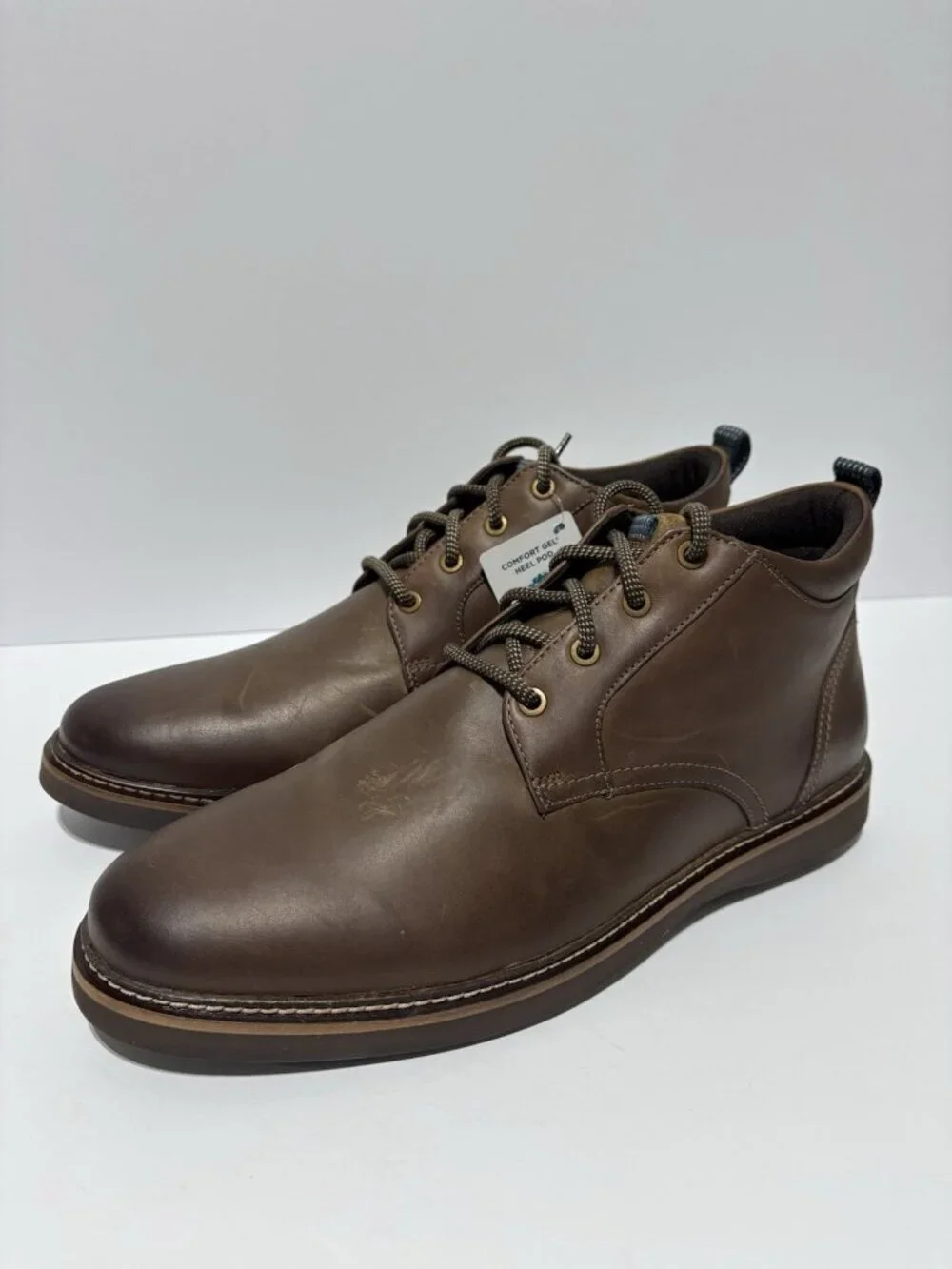 Nunn Bush Men’s Ridgetop Plain Toe Boots Brown, Size 10.5 M